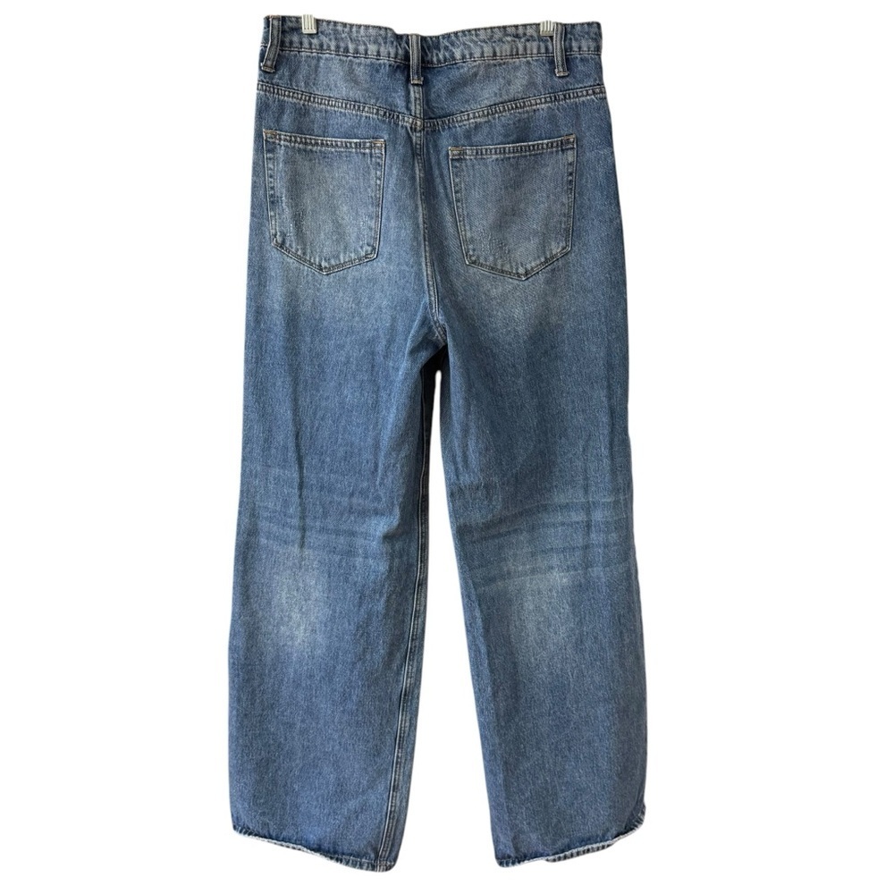 Distressed Light Blue Women's Jeans - Picture 4 of 10